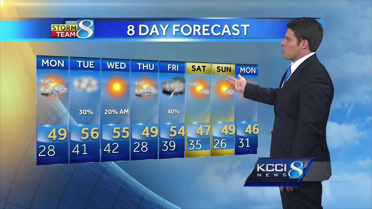 Videocast: Temperatures Warm Up To Mid-50s This Week