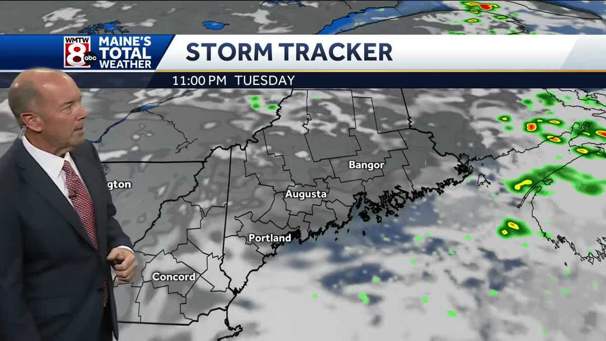Storms end tonight with more showers tomorrow