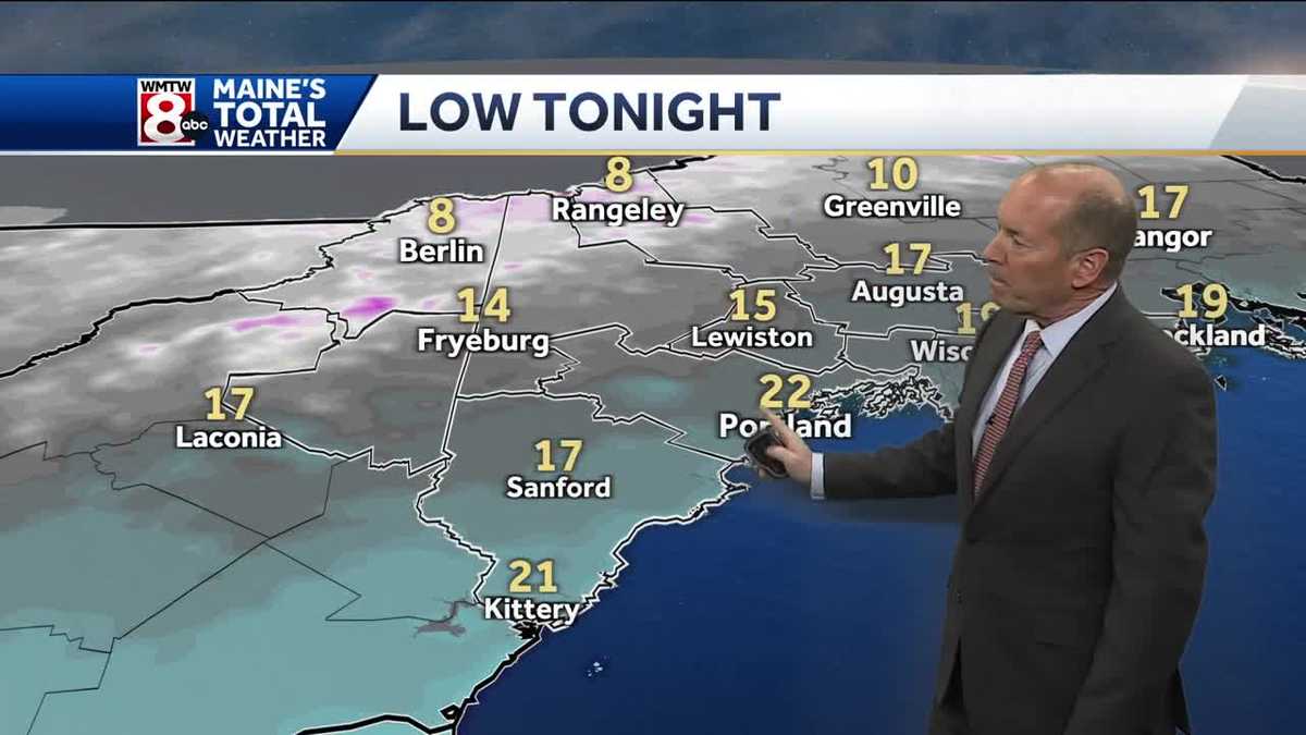 Colder and dry through the weekend