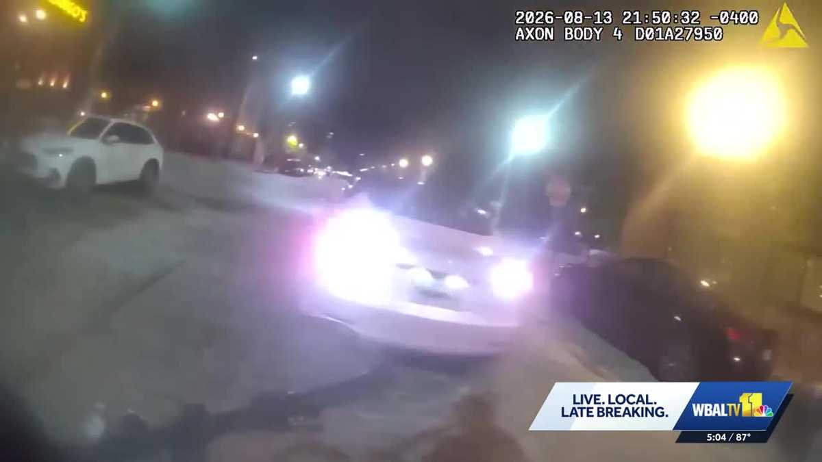 Fells Point driver tried to run over officer twice over $30 citation