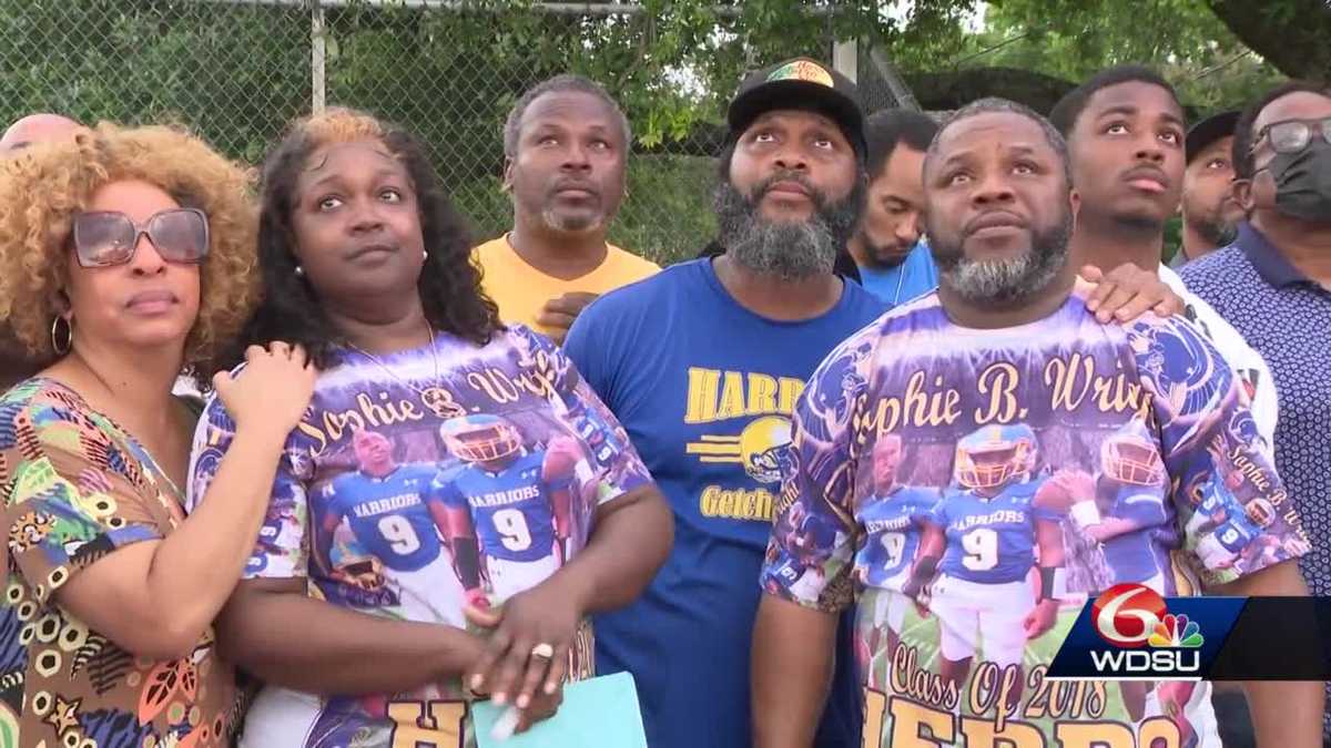 Louisiana New Orleans Mandinas shooting victim memorial