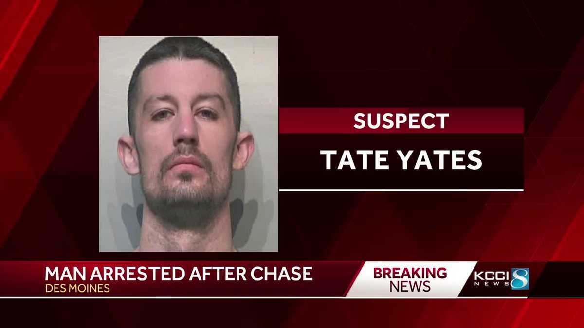 Iowa crime: Des Moines man faces several charges after high-speed chase
