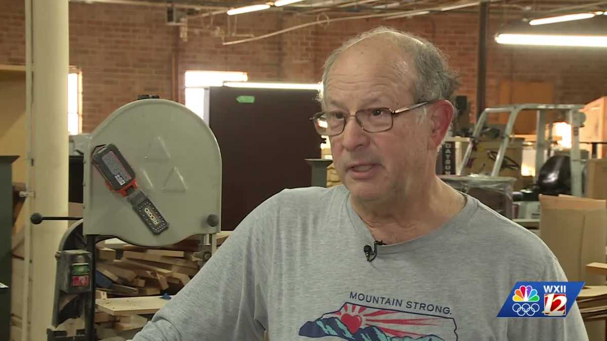 How a retired Triad furniture-maker is finding new purpose for himself and fallen-trees from Helene