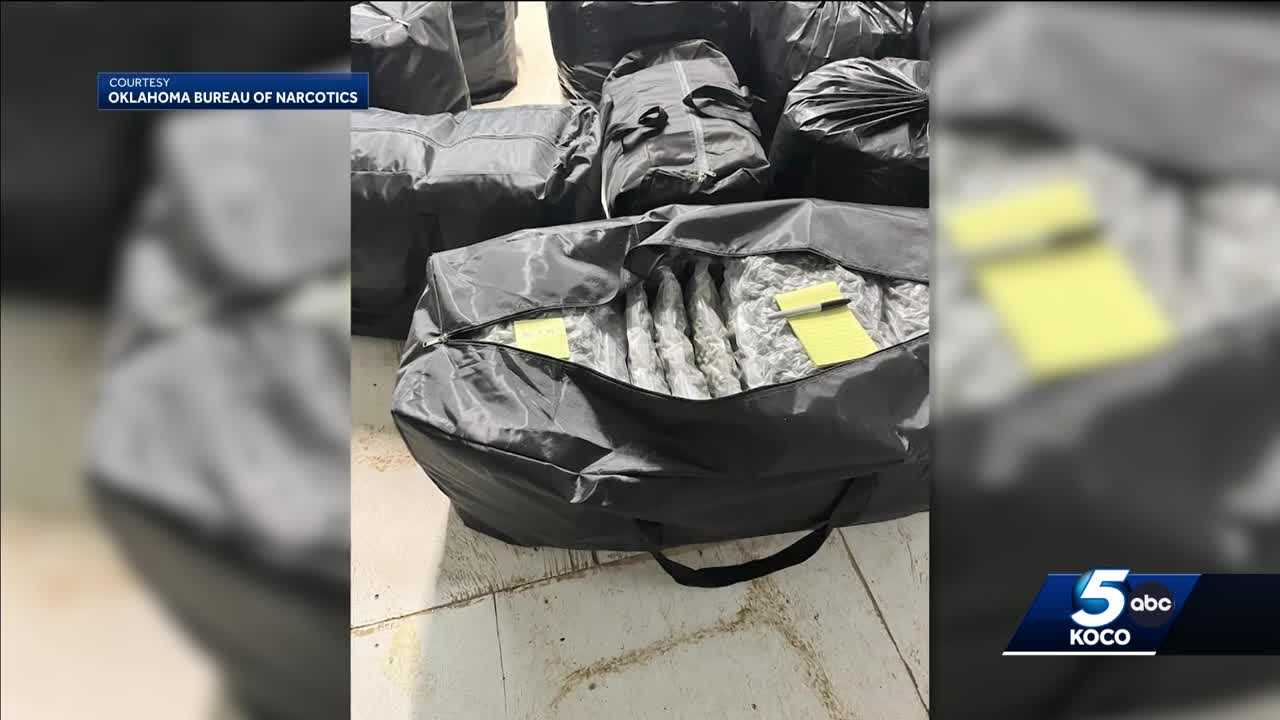 koco.com - Jonathan Greco - Over 1,000 pounds of processed marijuana seized during OKC bust