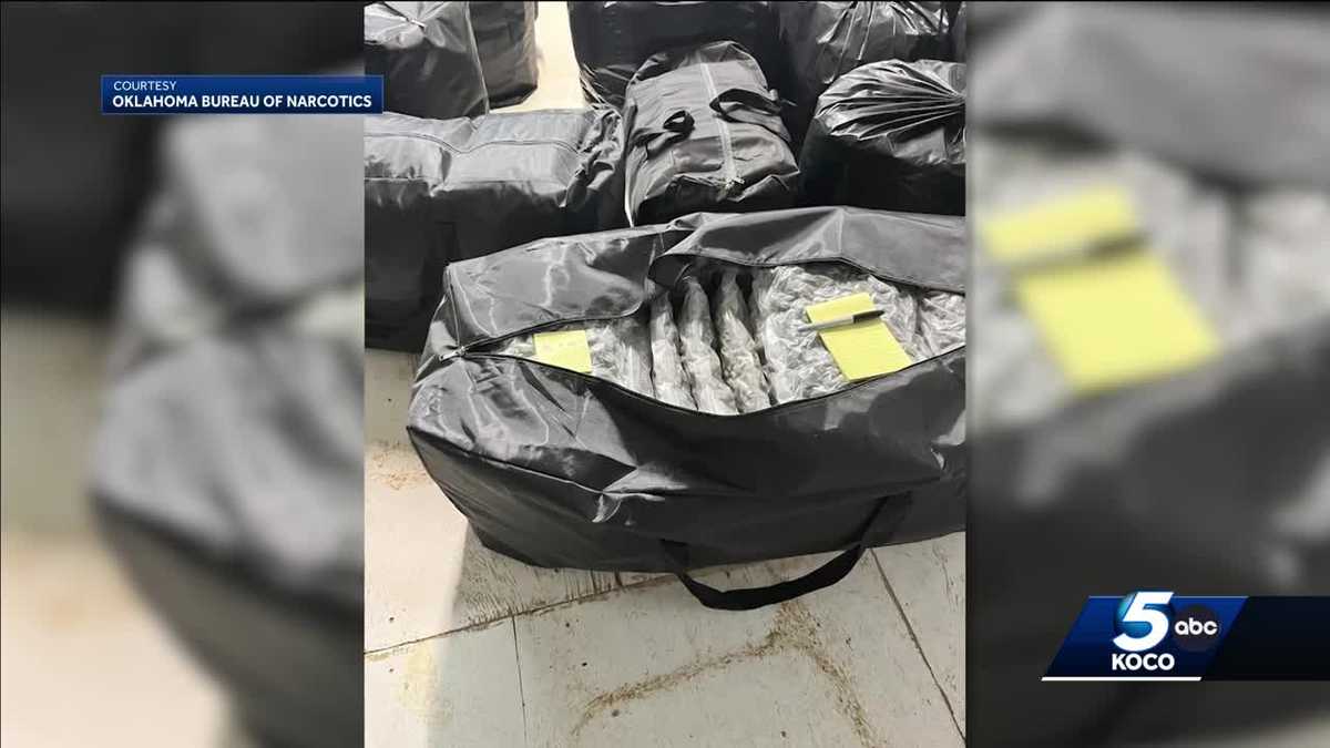 Over 1,000 pounds of processed marijuana seized during OKC bust
