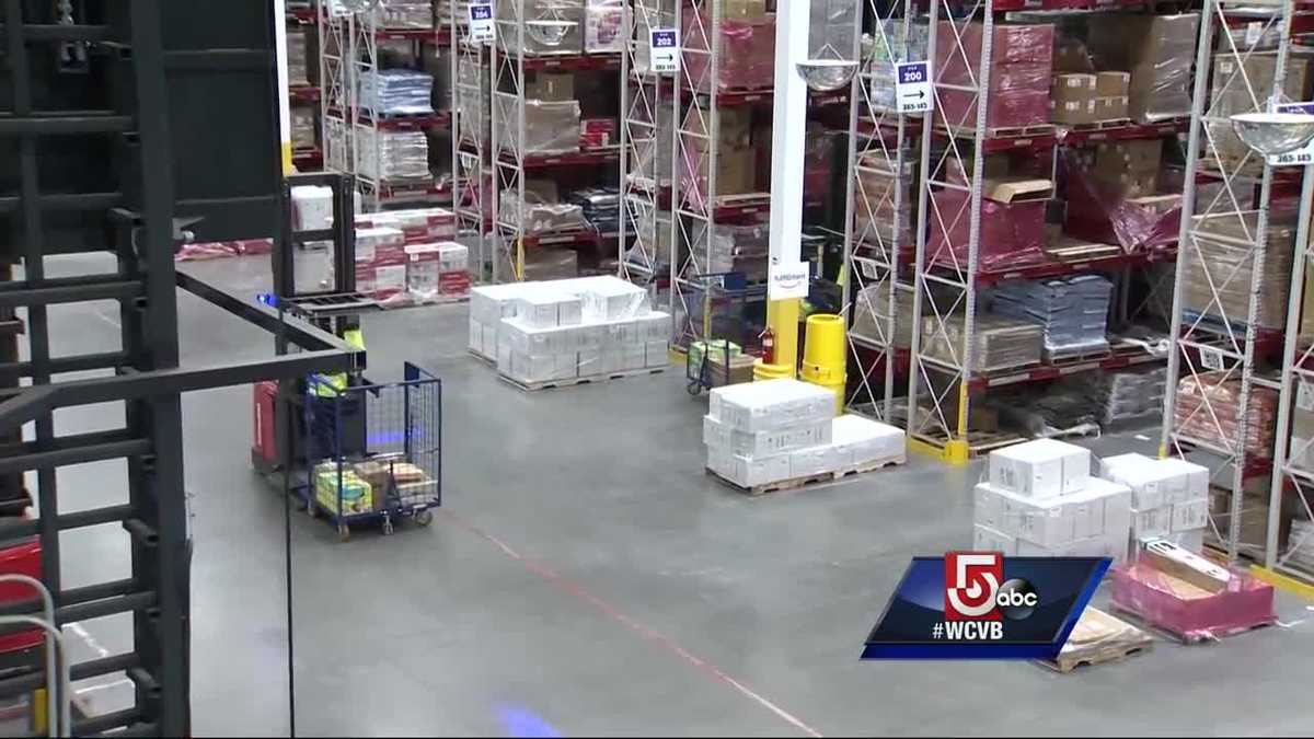 Inside look at Amazon's new massive Mass. facility
