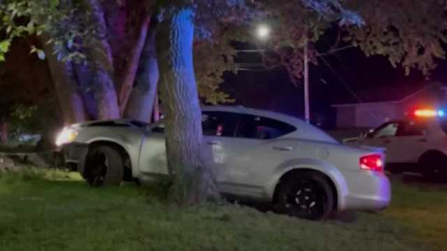 Police pursuit ends in crash into trees in Des Moines, Iowa - Vimarsana News