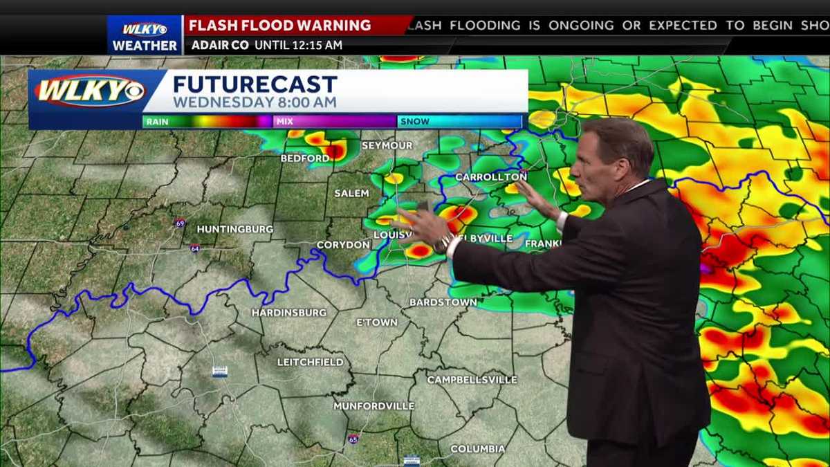 Storm chances to continue the next couple days