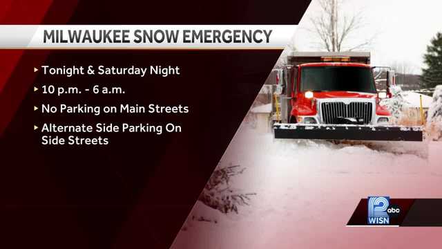 Milwaukee snow emergency declared: Friday and Saturday night - Vimarsana News