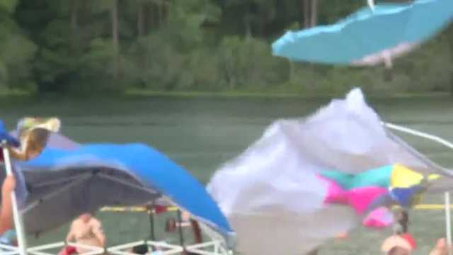 VIDEO: Wind sends tents, umbrellas airborne at Pelham Fourth of July event - Vimarsana News