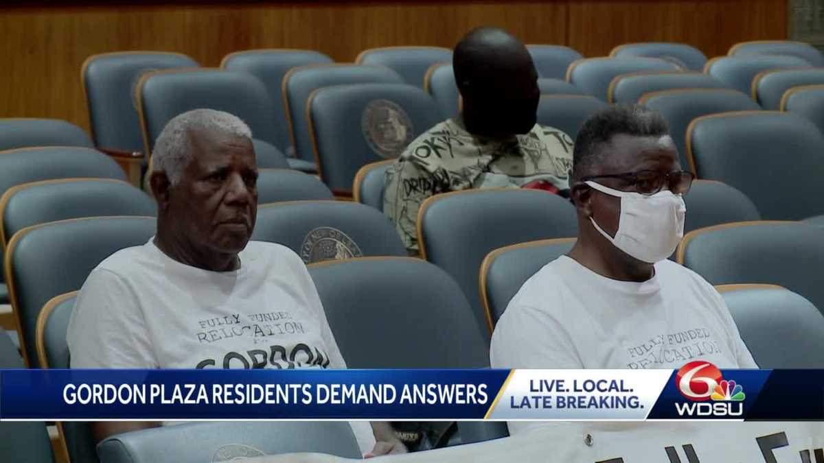 New Orleans Gordon Plaza relocation efforts