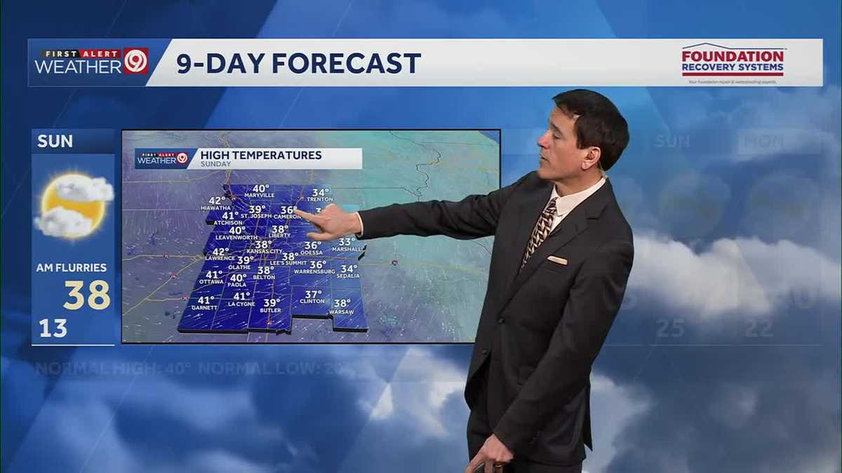 Temperatures upward to 30s and 40s