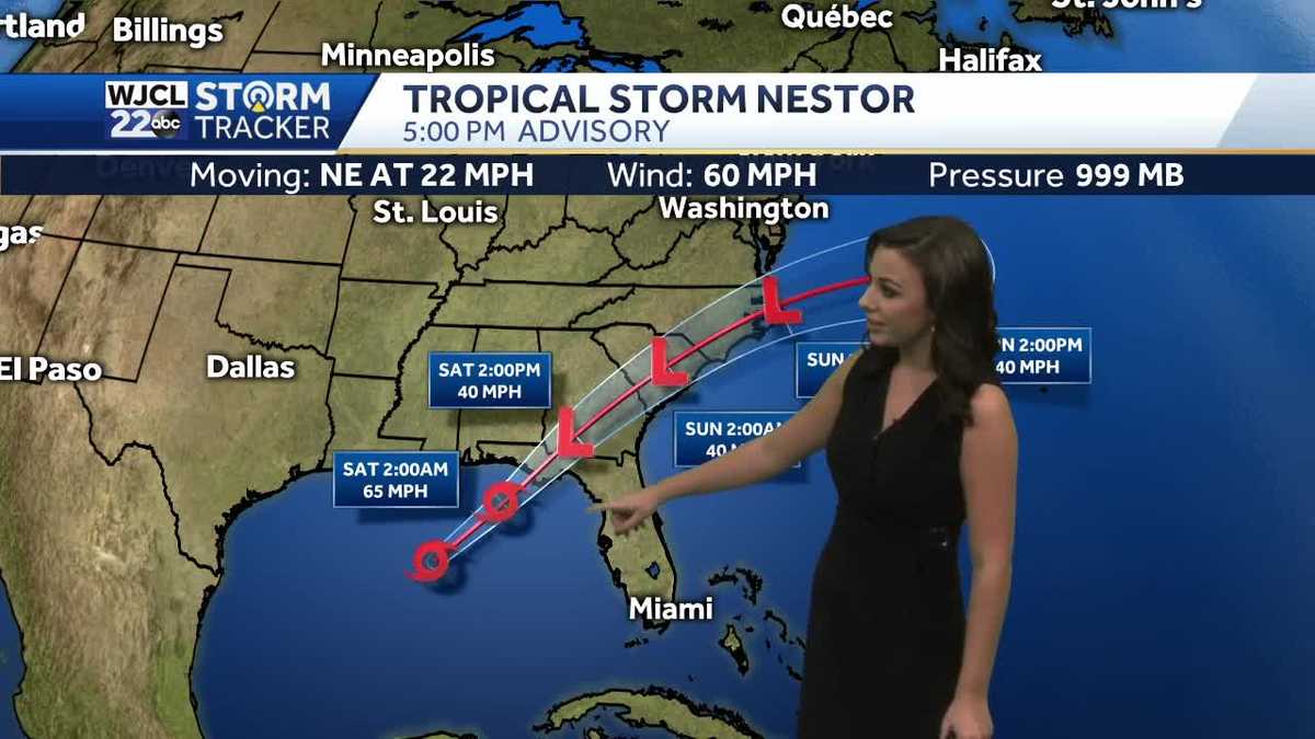 Tropical Storm Nestor set to impact Southeast Saturday