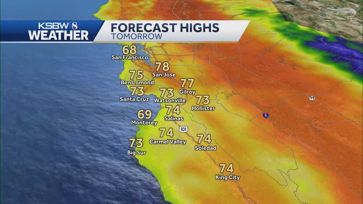 Warmer weather expected over the weekend