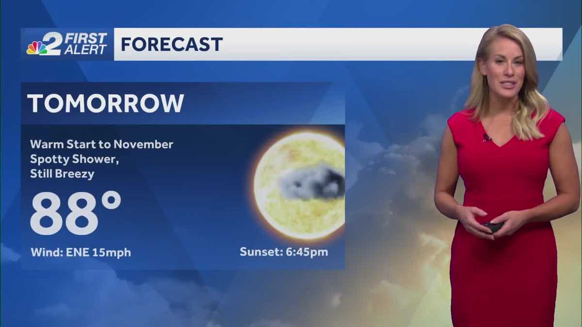 Forecast: Warm start to November