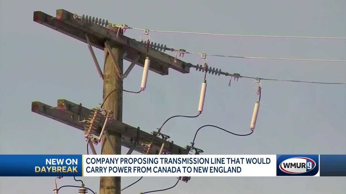 New Hampshire utility proposes transmission line from Canada