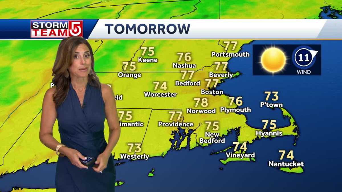 Video: Sunny weekend with temps in 70s