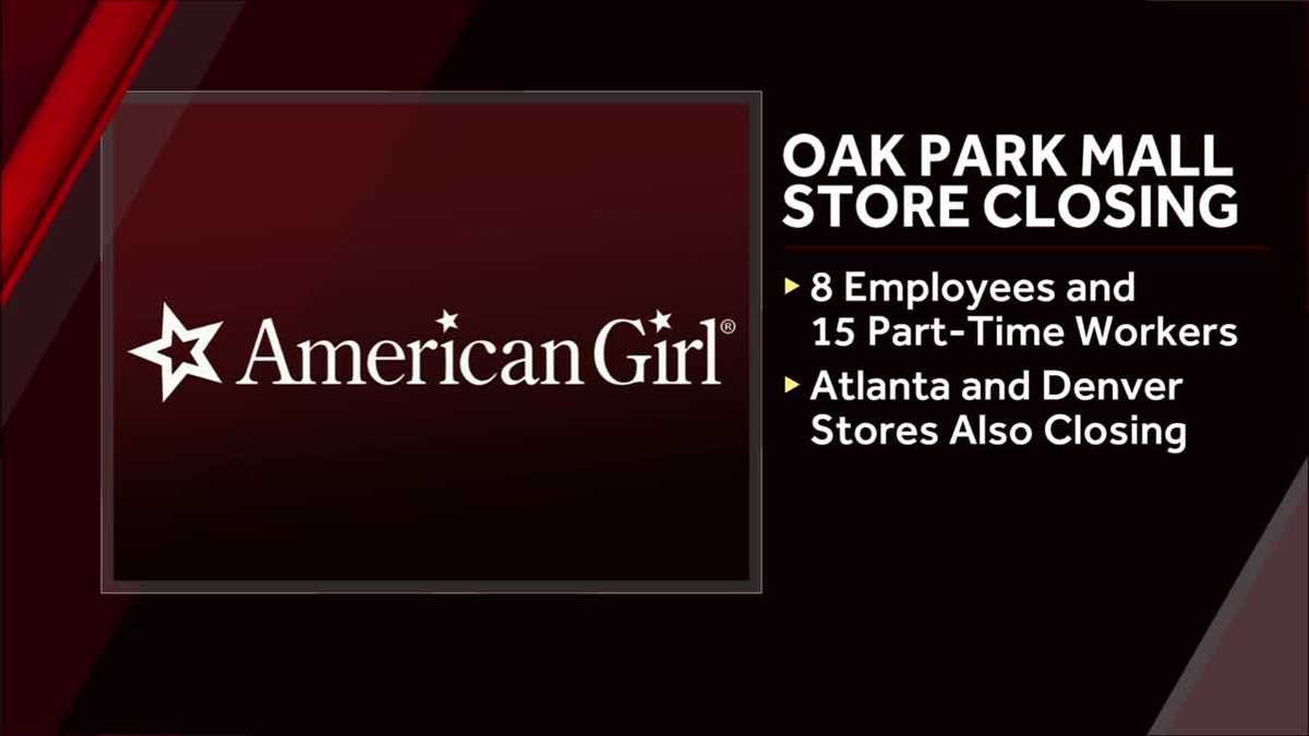 American Girl store closing at Oak Park Mall