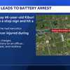 Stockton police arrest man accused of hitting officer