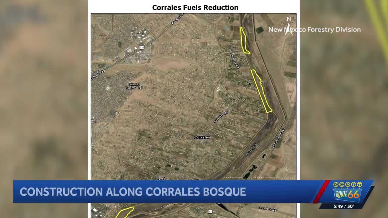 koat.com - Alyssa Munoz - Construction begins to tackle invasive plants and wildfire risk along Rio Grande in Corrales