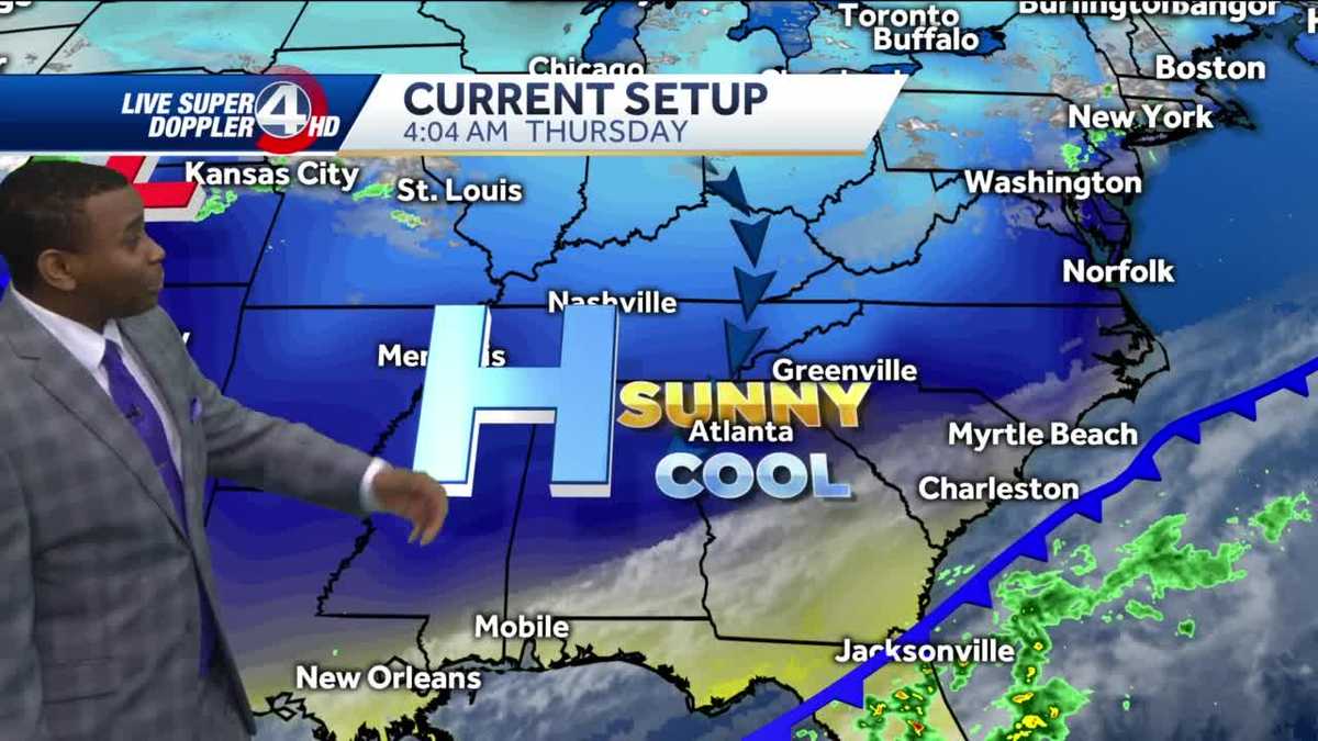 Videocast: Sunny and cool Thursday