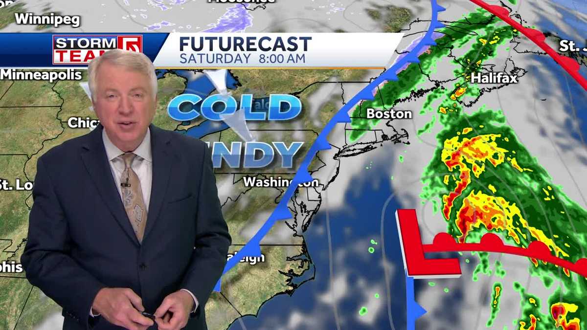 Video: Watching track of weekend coastal storm