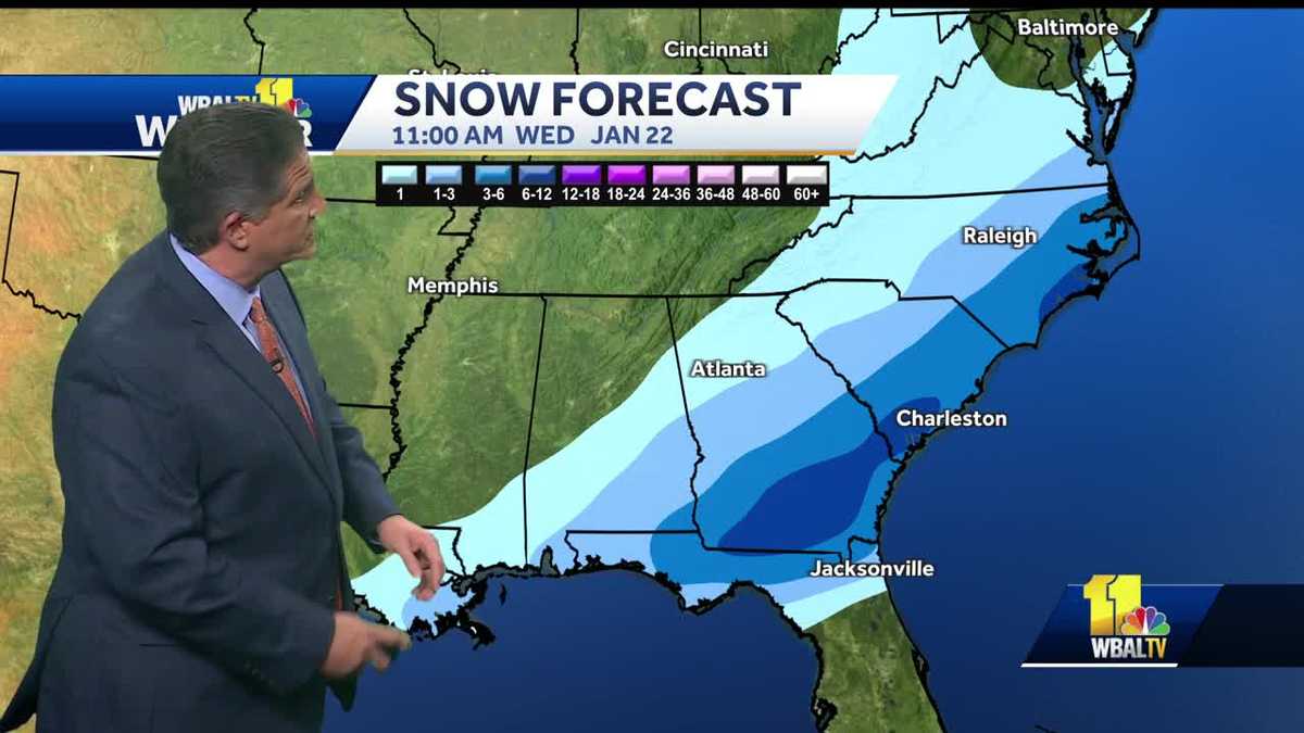 Weather Talk: Parts of winter storm could impact Maryland