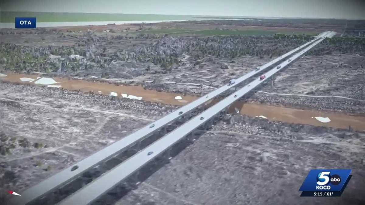 Oklahoma's longest bridge to span South Canadian River