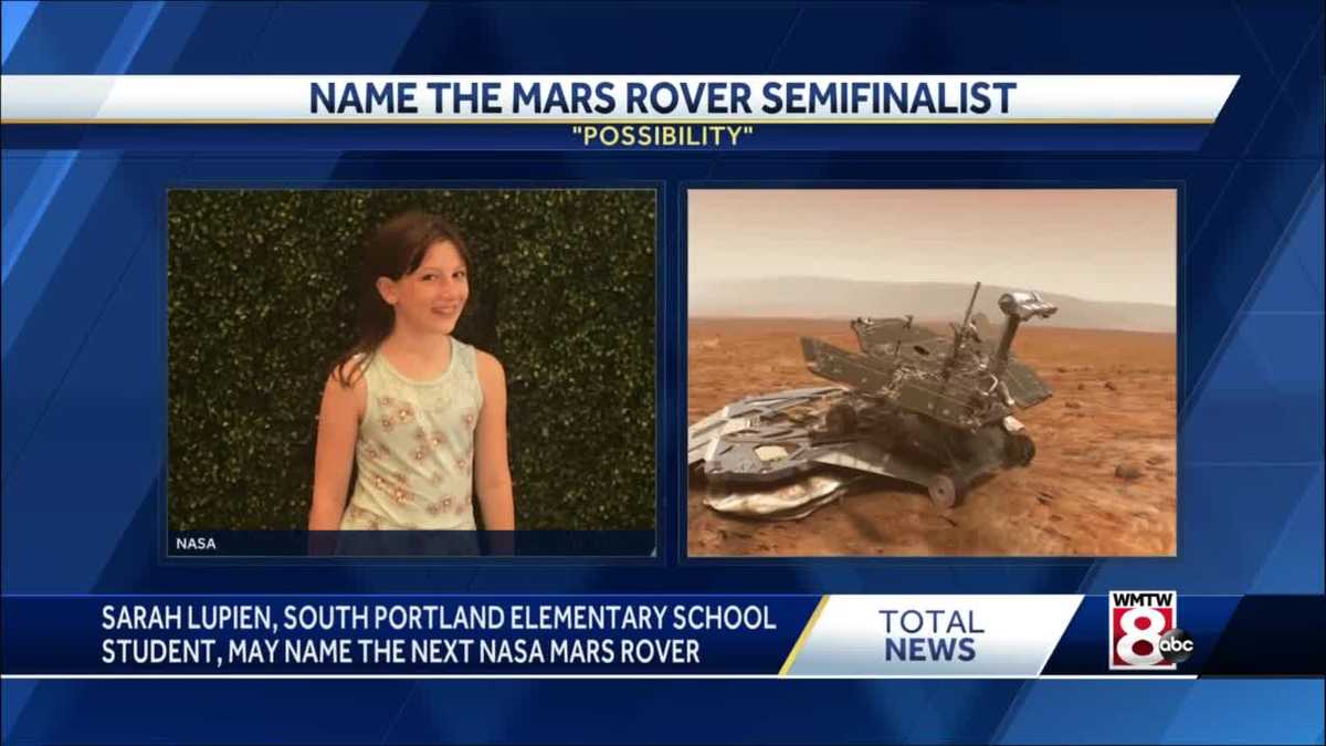 Maine student a seminfinalist in Mars rover naming contest