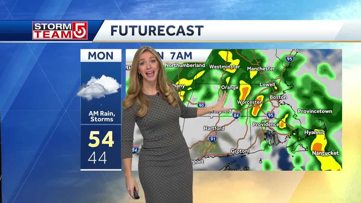 Video- Next Rain Arrives Monday Morning