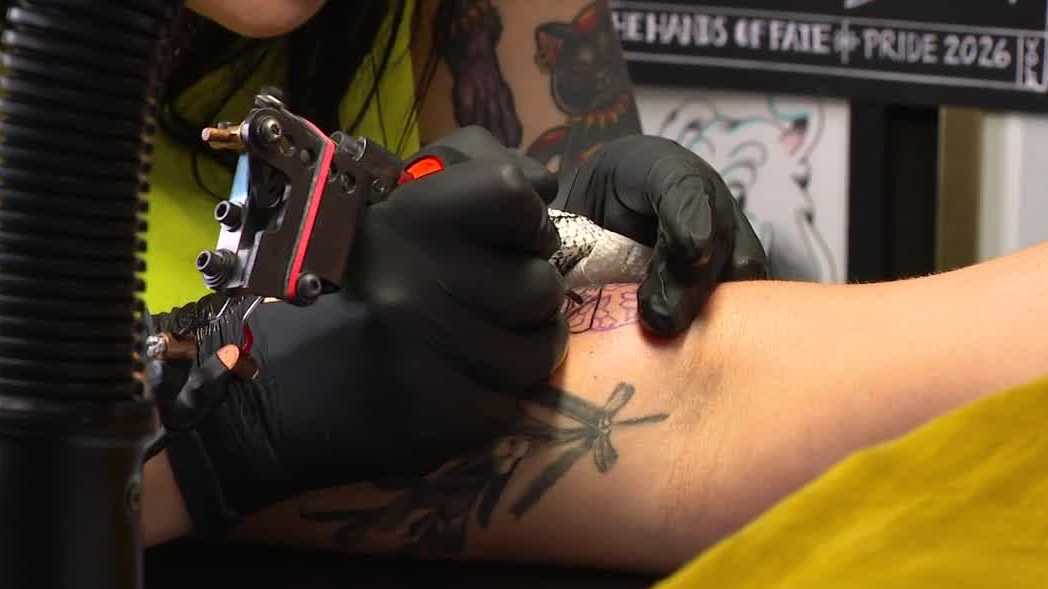Pride Fest flash tattoos at Black Magic support LGBTQ youth