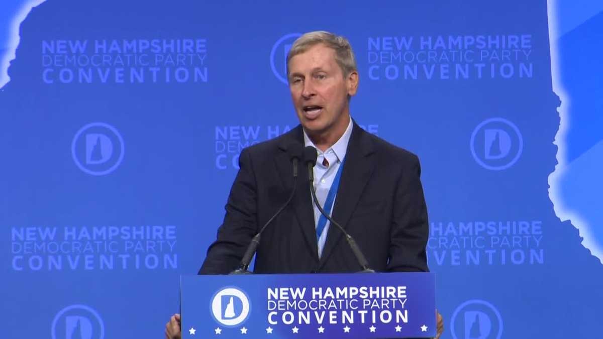 Former Gov. John Lynch speaks at NH Democratic Convention