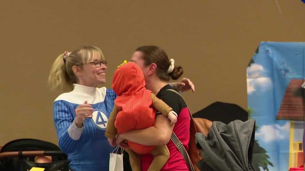 Nebraska Medicine staff reunites with former NICU patients at special Halloween event