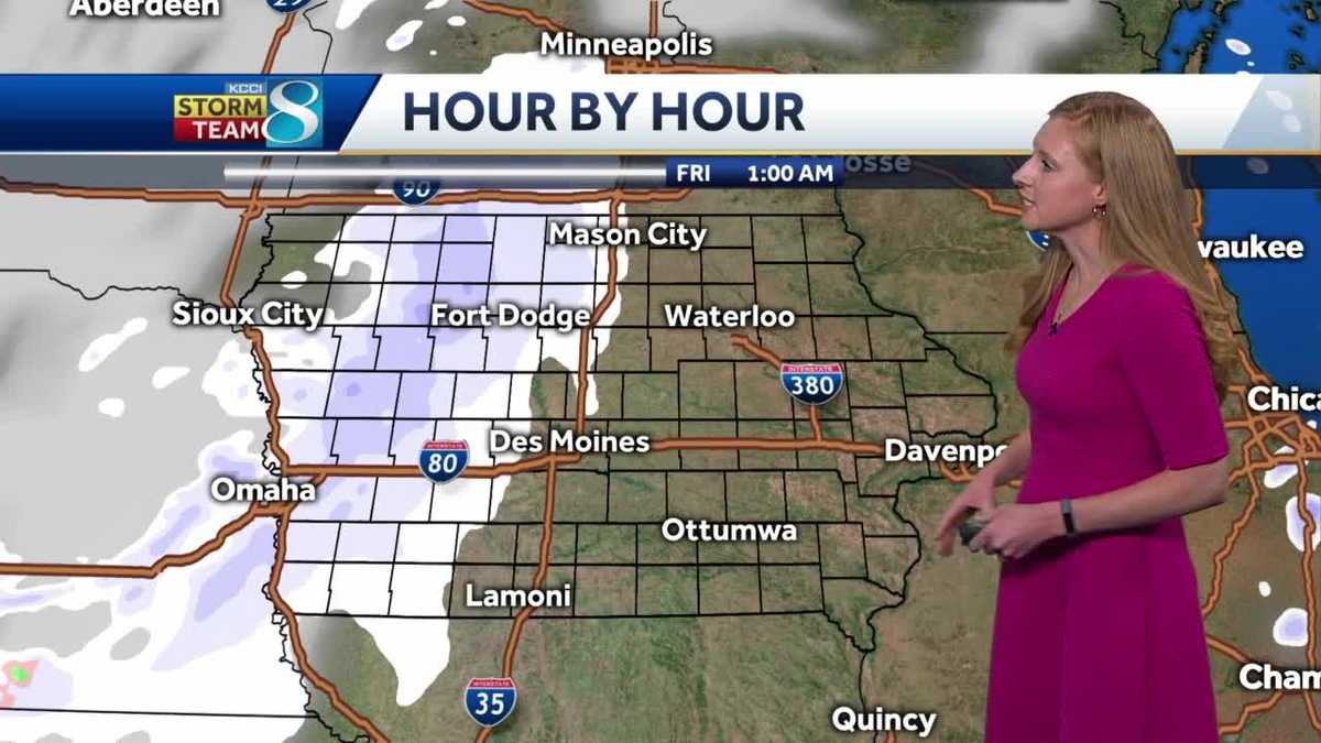 Light snow expected overnight