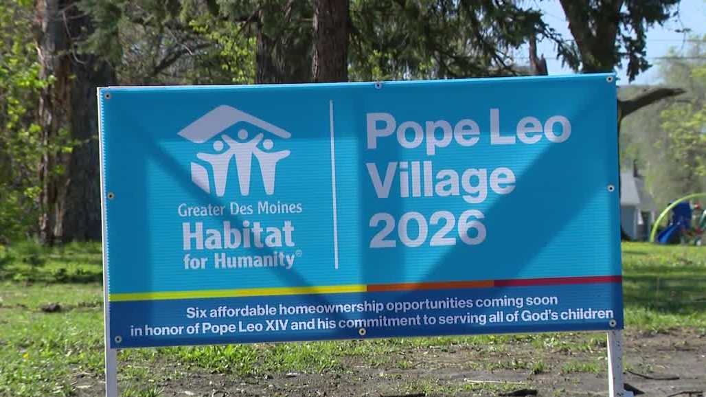Habitat for Humanity builds Pope Leo Village in Des Moines