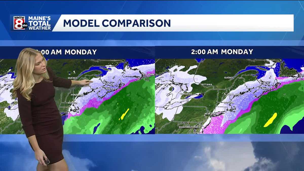 Light snow throughout today with a close call system to follow