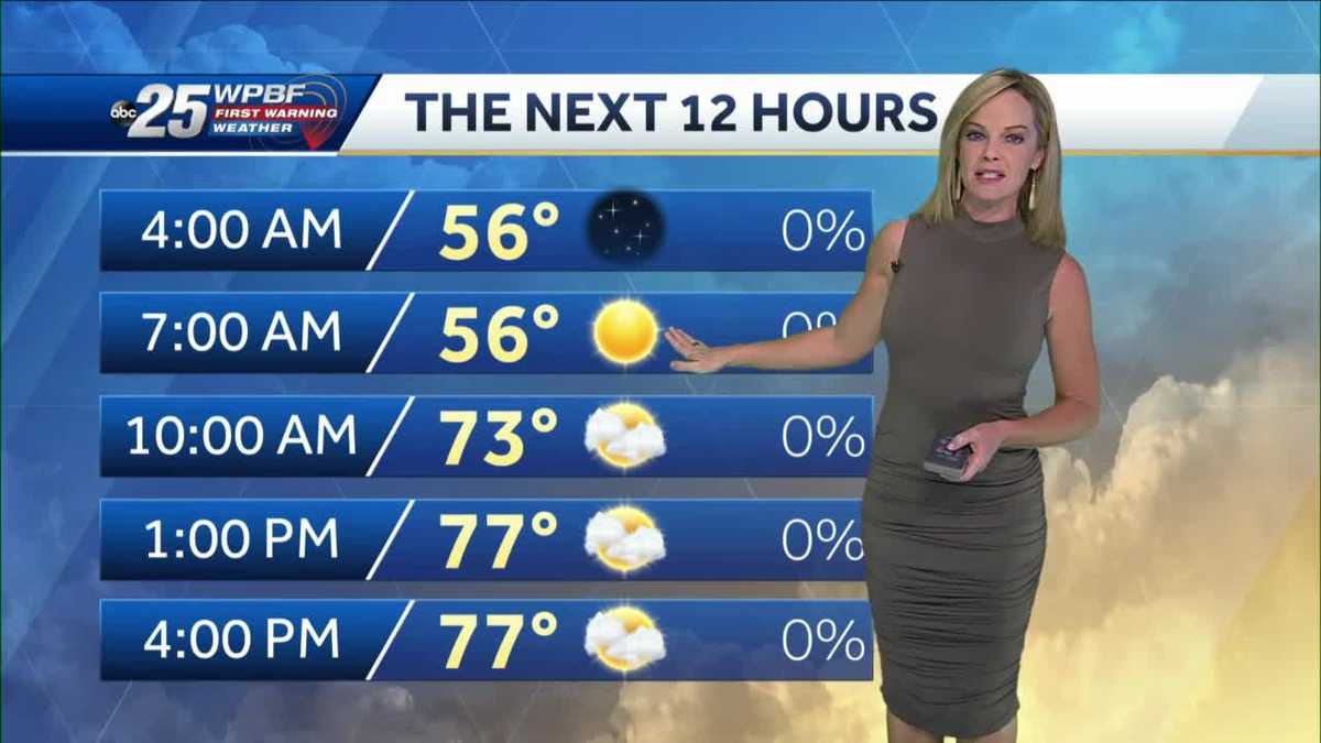 Partly Cloudy and Dry for South Florida