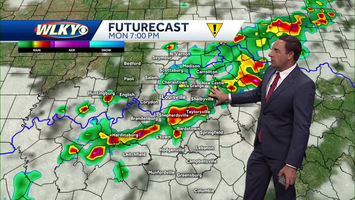 Unsettled weather this week with scattered storms Monday