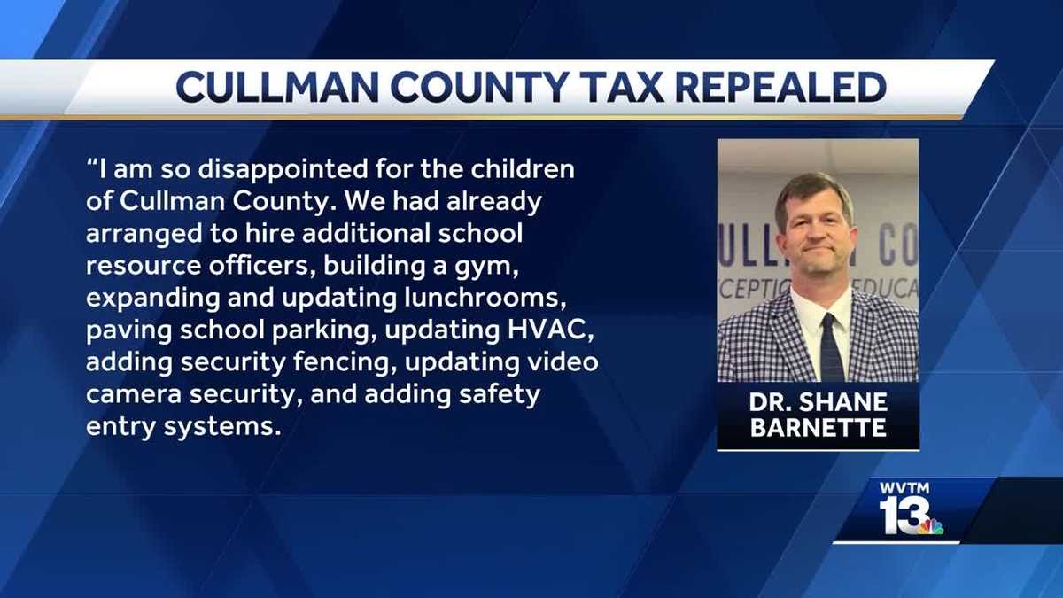 Controversy over repeal of Cullman County tax increase