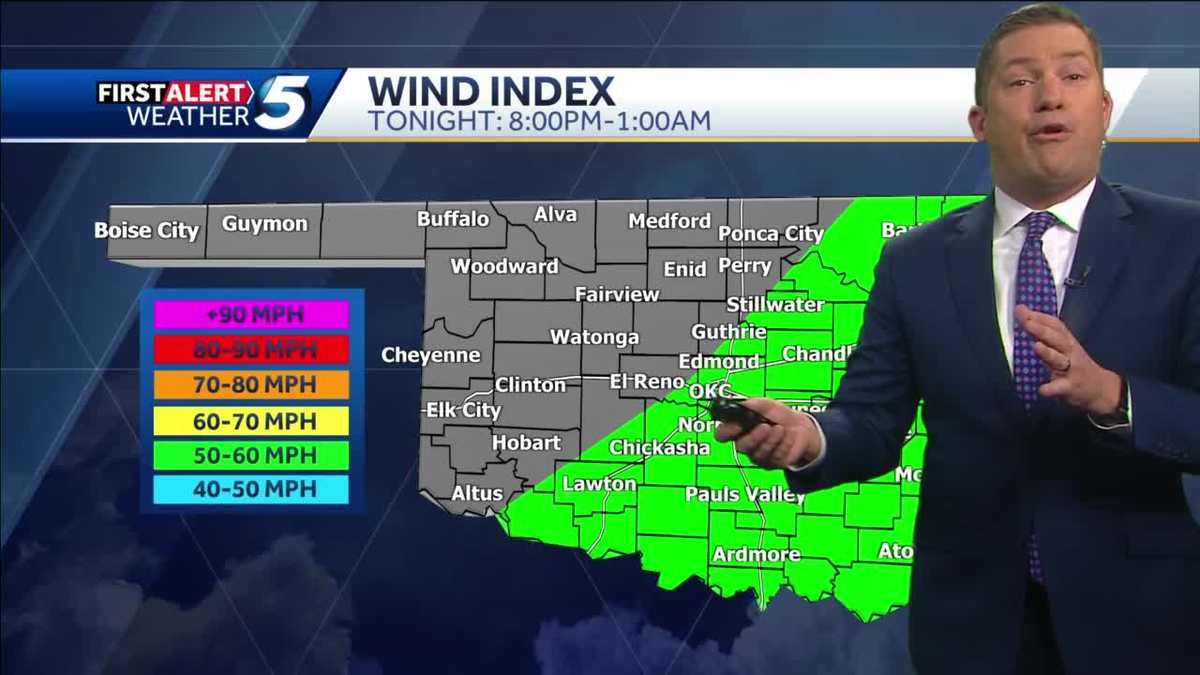 Severe storms for some tonight