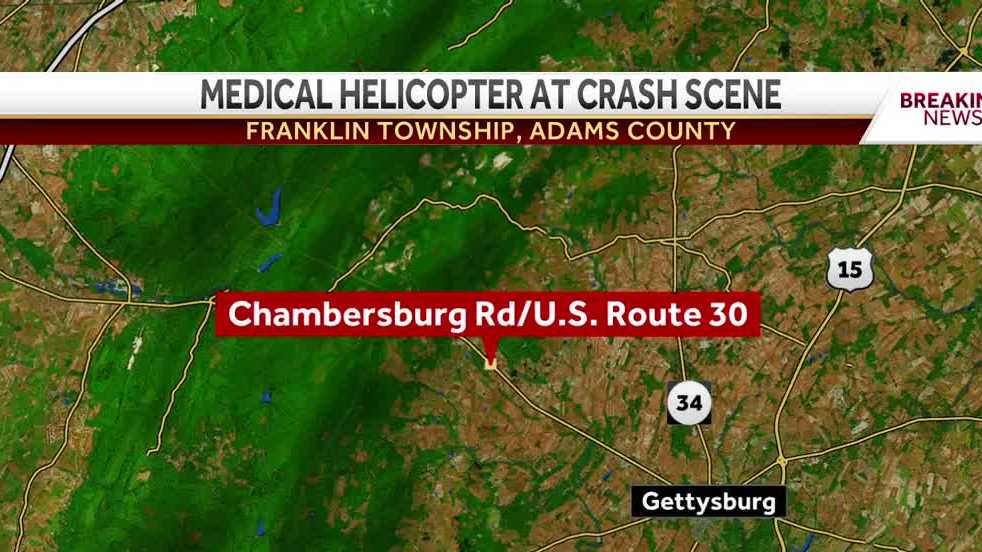 Dispatch: Medical helicopter called to scene of crash in Adams County