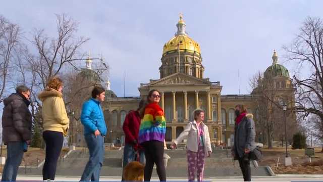 Demonstration held outside of Statehouse to protest House Files 8 and 9 - Vimarsana News