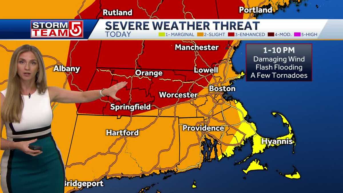 Video: Tracking strong-to-severe storms that bring tornado risk