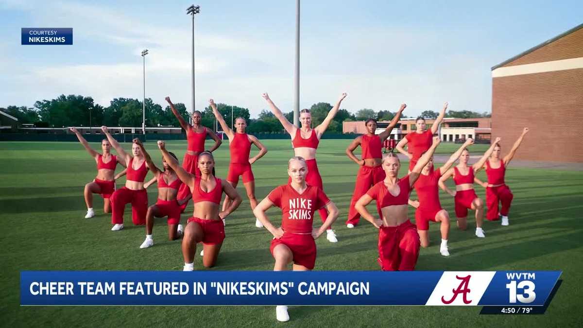 University of Alabama cheer team featured in Nike-Skims campaign
