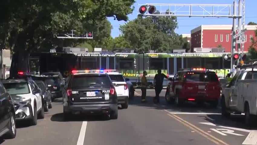 Man fatally struck by Sacramento light rail train while riding scooter ...