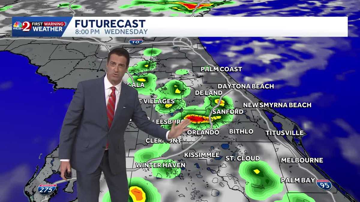 Moisture builds over Central #florida beginning tomorrow and could lead to some flooding concerns.