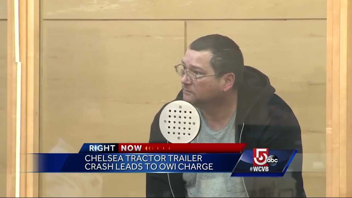Tractor-trailer driver charged with drunken driving after wild crash