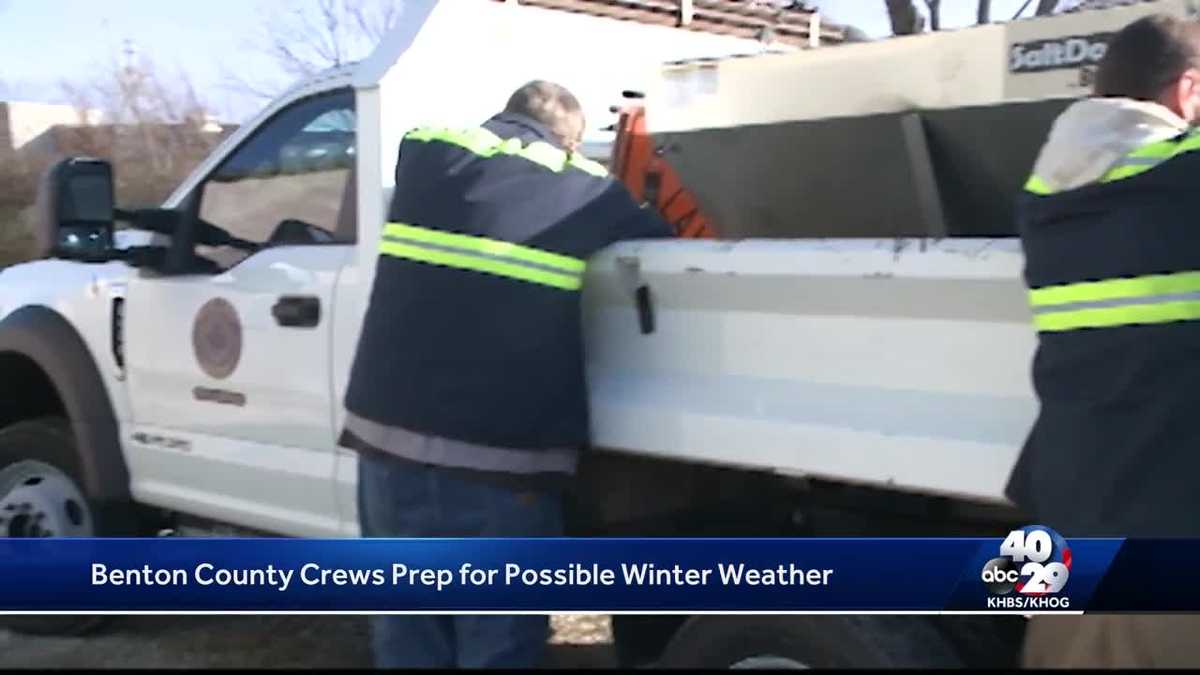 Benton County crews prepare for winter weather threat