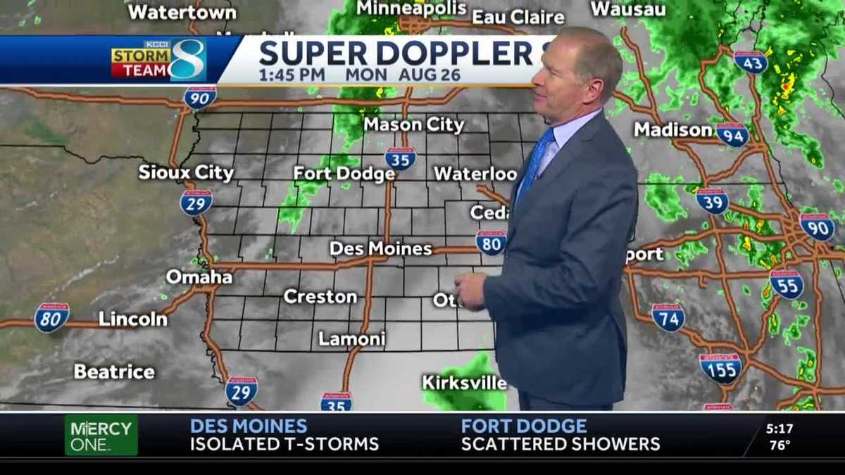 Chances for showers, fog tonight