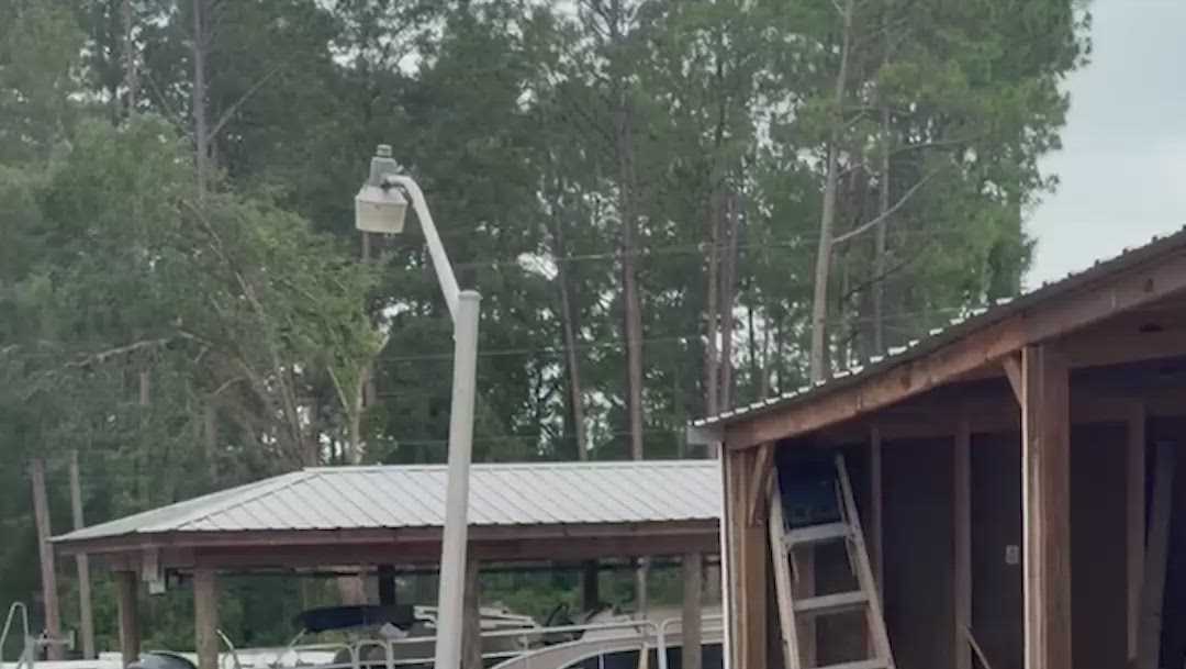 Heavy rain causes flooding in Hancock County, Mississippi